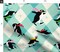 Winter Festive Skating Skiing Argyle Holiday Christmas Retro Mid Century Novelty Penguins Animals Arctic Winter Sports Playful Fun Scarf Custom Printed Fabric by Spoonflower Various Fabrics by the Yard or Fat Quarter